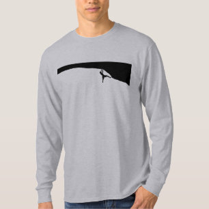 Camiseta del logotipo que sube