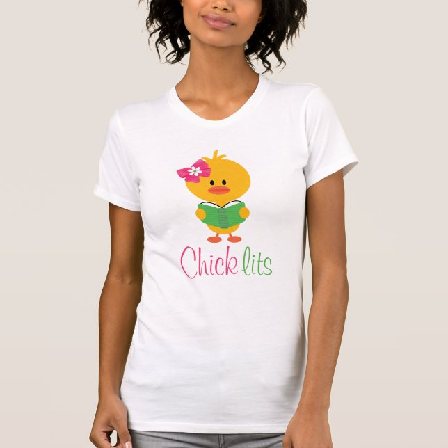 Camiseta del look de capas de Lits del polluelo (Anverso)