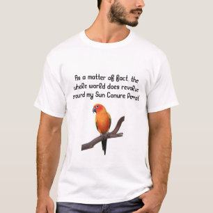 Camiseta del loro de Sun Conure
