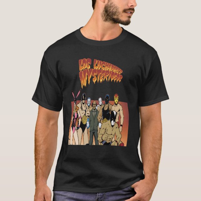 Camiseta del Los Luchadores Mysteriosos (Anverso)