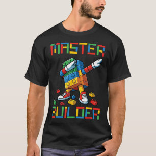 Camiseta del Maestro Constructor Bloques de Dabbin