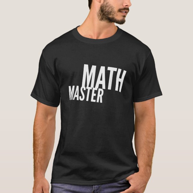 Camiseta del maestro de matemáticas divertida (Anverso)