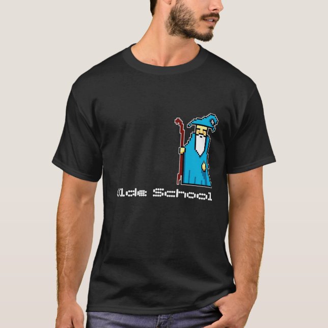 Camiseta del mago de la escuela de Olde de 8 (Anverso)