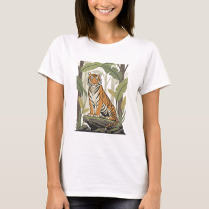 Camiseta del majestuoso tigre de Bengala