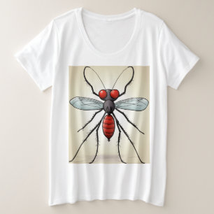 "Camiseta del malvado Personalizado Mosquito - des