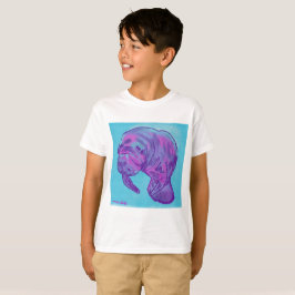 Camiseta del manatee del niño
