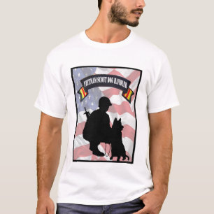 Camiseta del manipulador de perro del explorador