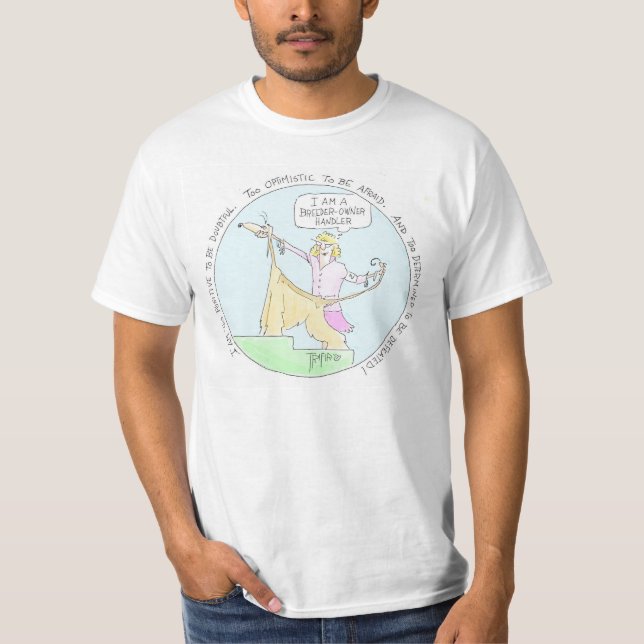 CAMISETA del manipulador del dueño del criador (Anverso)