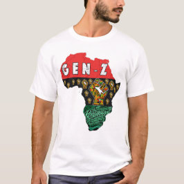 Camiseta del mapa de África revolucionaria panafri