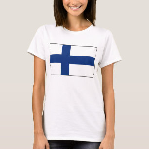Camiseta del mapa de la bandera x de Finlandia