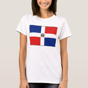 Camiseta del mapa de la bandera x de la República