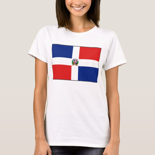 Camiseta del mapa de la bandera x de la República (Anverso)