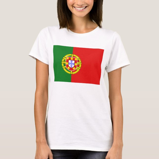 Camiseta del mapa de la bandera x de Portugal (Anverso)