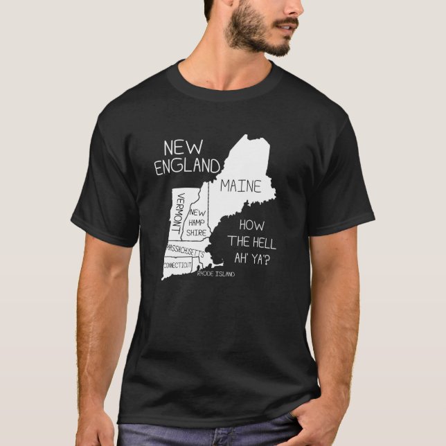 Camiseta del mapa de la geografía de la diversión (Anverso)