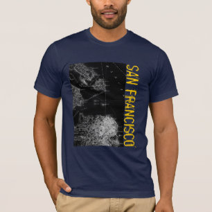 Camiseta del mapa de San Francisco