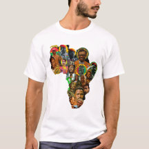 Camiseta del mapa panafricano - Camiseta del Mes d