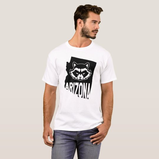 Camiseta del mapache de Arizona