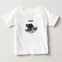 Camiseta del mapache del bebé