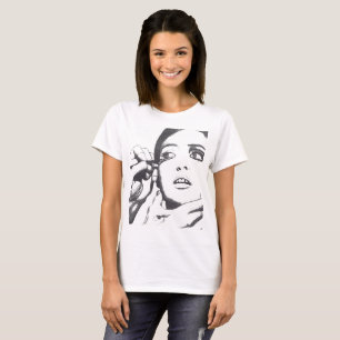 Camiseta del maquillaje