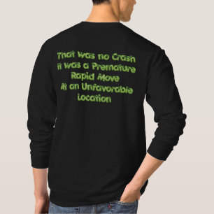Camiseta del maquinista que no era ningún desplome