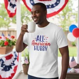 Camiseta del Marido Todo Americano 4 de Julio