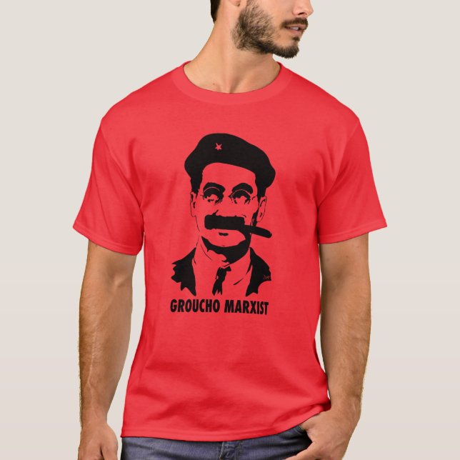 Camiseta del marxista de Groucho (Anverso)