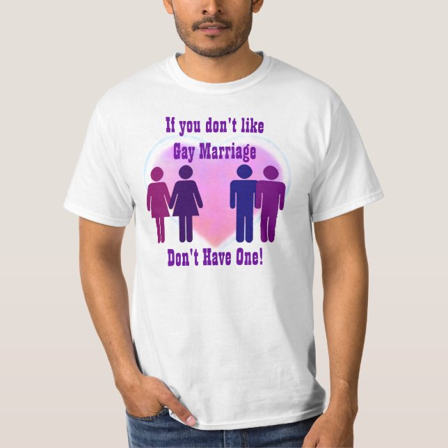 Camiseta del matrimonio homosexual (Anverso)