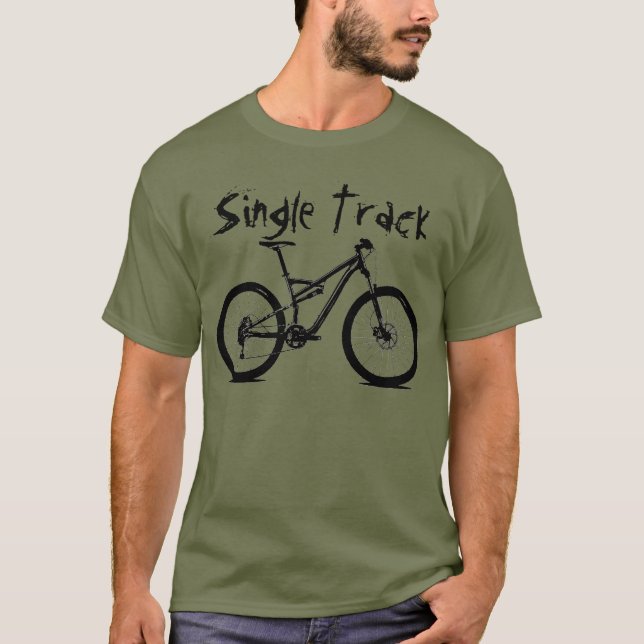 Camiseta del MB de los hombres de la bicicleta (Anverso)