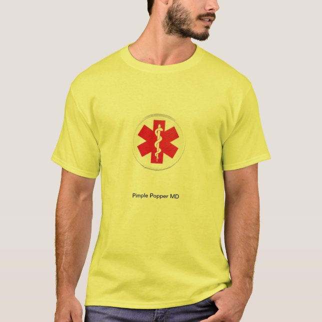 Camiseta del MD de Popper de la espinilla (Anverso)
