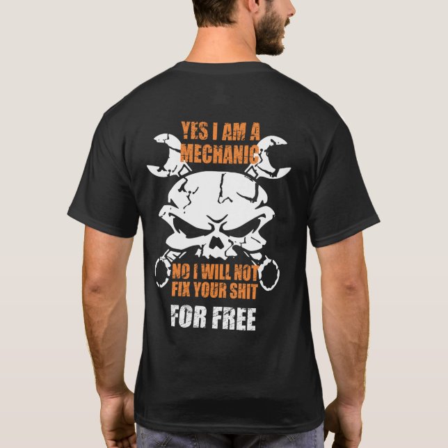 Camiseta del mecánico (Reverso)