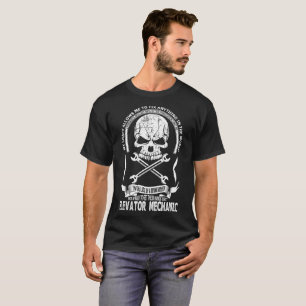 Camiseta del mecánico del elevador