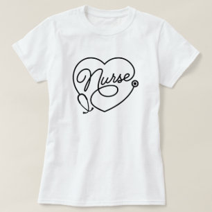 Camiseta del Médica de enfermería de nombre pers