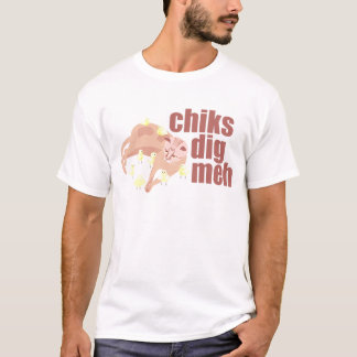 camiseta del meh del empuje de los chiks