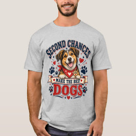 Camiseta del Mejor Amante de Perros Rescatados Seg