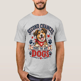 Camiseta del Mejor Amante de Perros Rescatados Seg