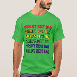Camiseta del Mejor Papá del Mundo
