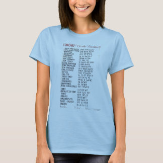 Camiseta del menú Cherokee