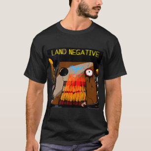 Camiseta del mercado de la carne negativa de la ti