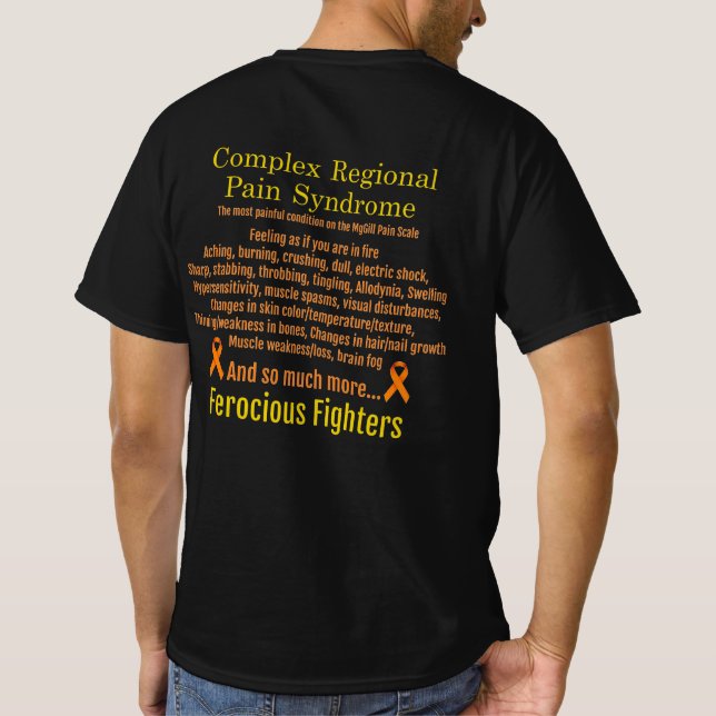 Camiseta del Mes de Concienciación de CRPS (Reverso)