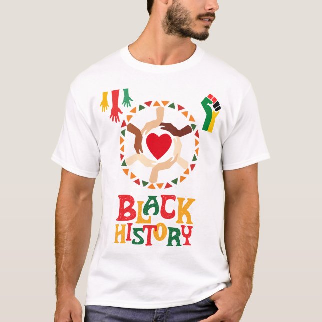 camiseta del mes de historia negra (Anverso)