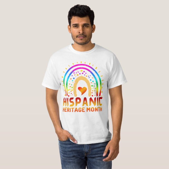 Camiseta del Mes de la Herencia Hispana (Anverso completo)