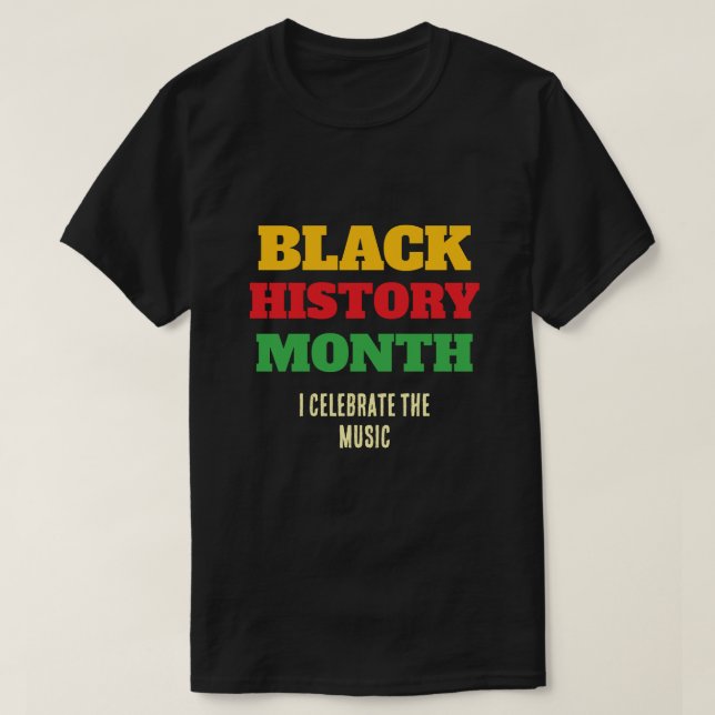 Camiseta del Mes de la Historia Negra (Diseño del anverso)