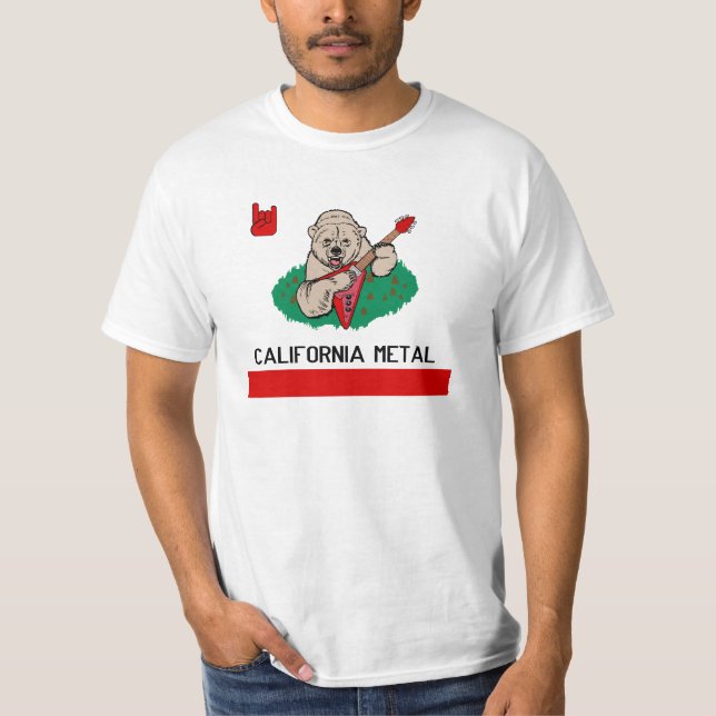 CAMISETA DEL METAL DE CALIFORNIA (Anverso)