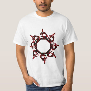 Camiseta del microscopio de la biología