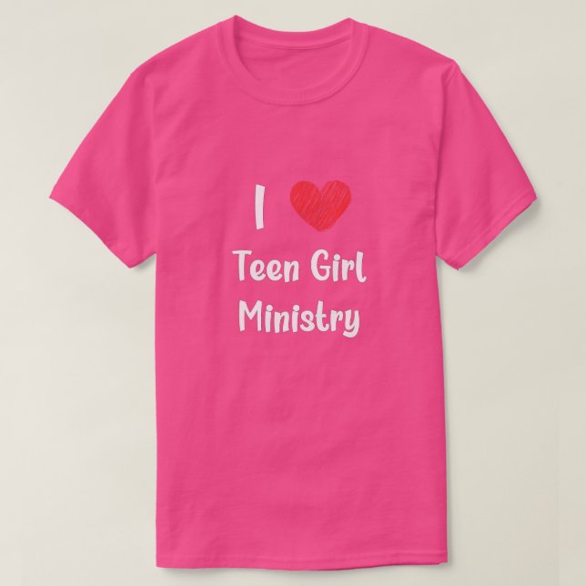 Camiseta del Ministerio de Chica Adolescente del C (Diseño del anverso)