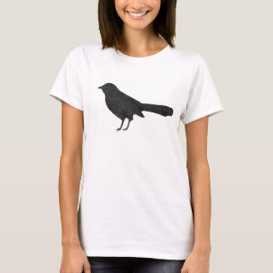 Camiseta del mirlo de las mujeres