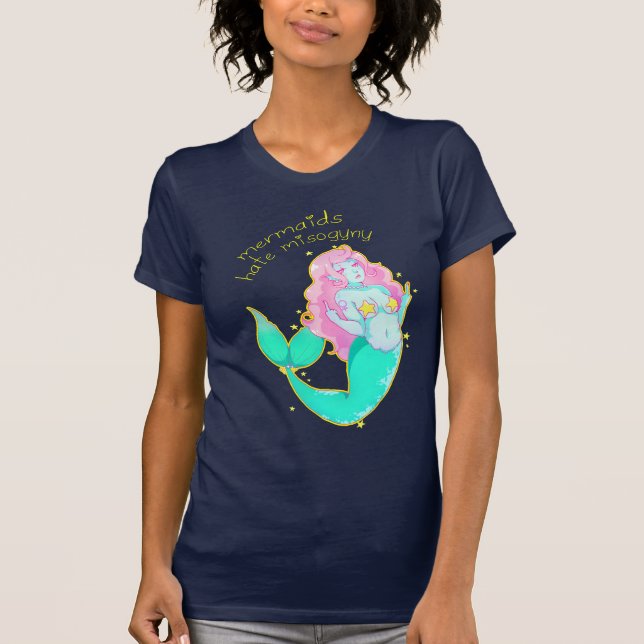 Camiseta del Misogyny del odio de las sirenas (Anverso)