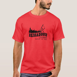 Camiseta del molde de Brigadoon