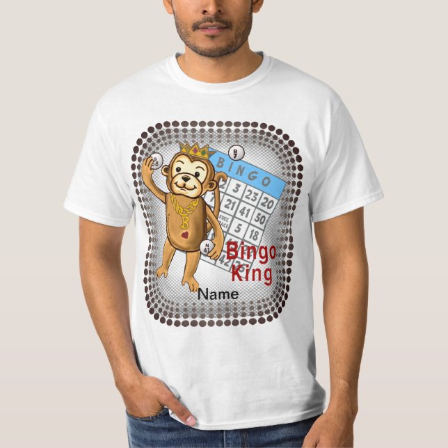 Camiseta del Monkey Bingo King (Anverso)