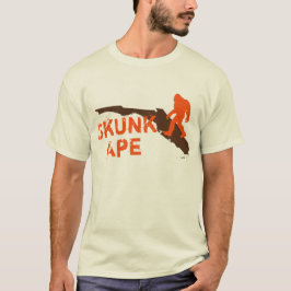 Camiseta del mono de la mofeta